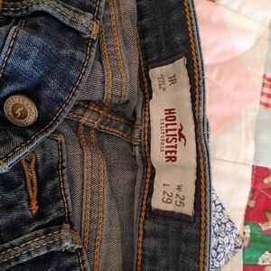 Hollister Women's Dark Blue Skinny Jeans